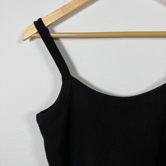 Old Navy Women’s Classic Brushed Waffle Knit Tank Black Size MP - Picture 4 of 8